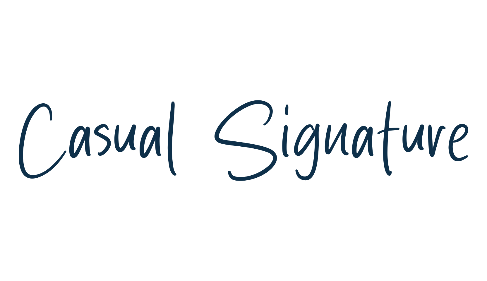 Casual Signature, script handwritten fancy decorative calligraphy font preview