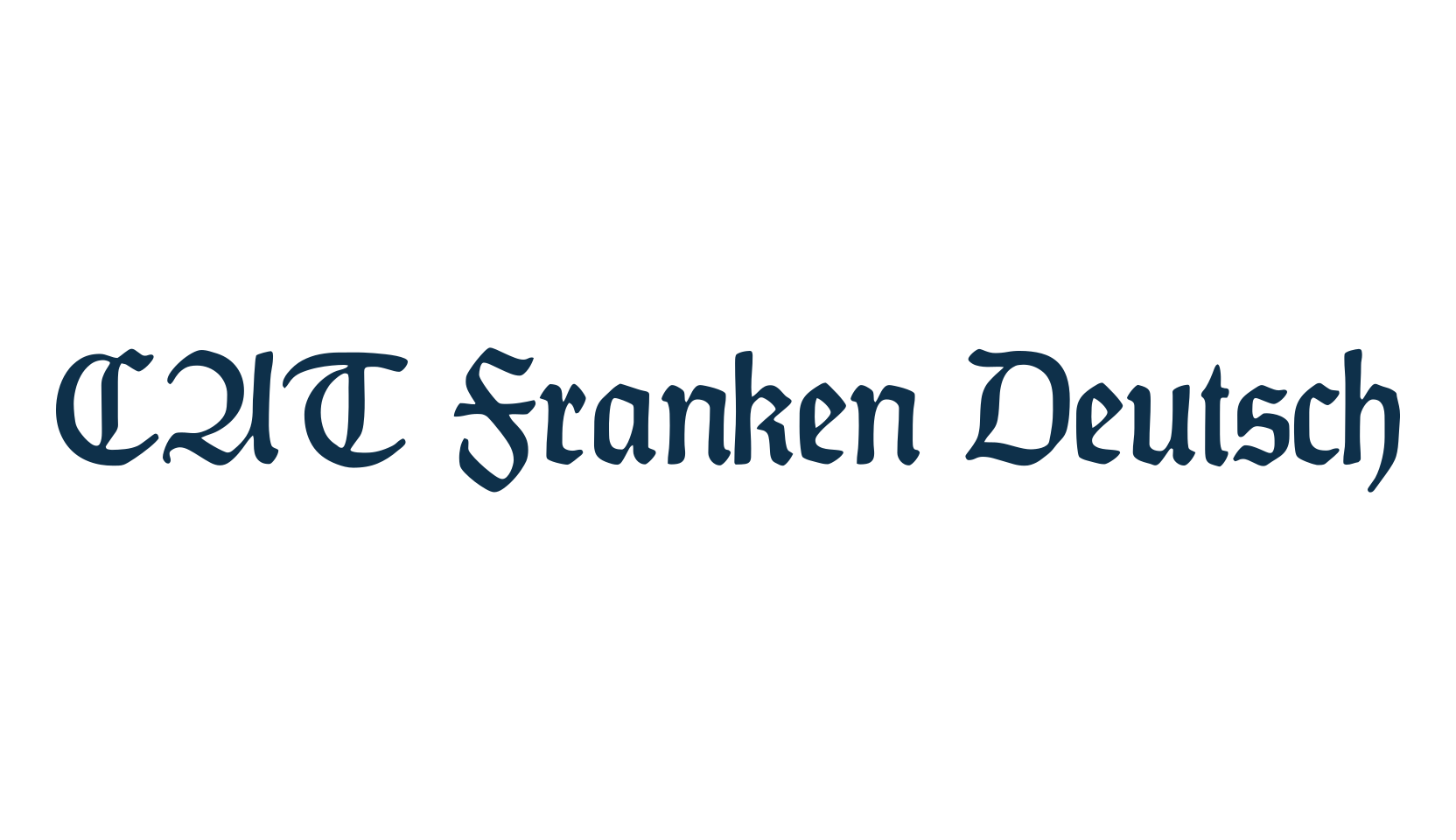 CAT Franken Deutsch, gothic medieval font preview