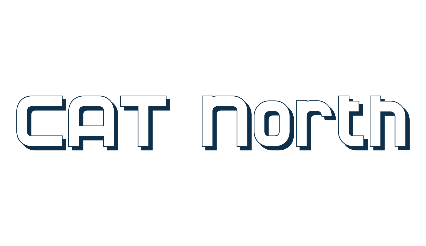 CAT North, fancy various techno sci-fi font preview