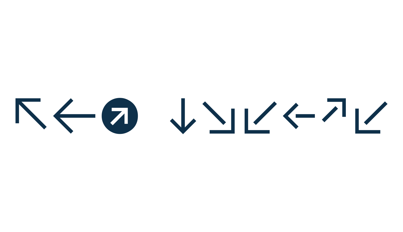CAT Pfeile, display market font preview
