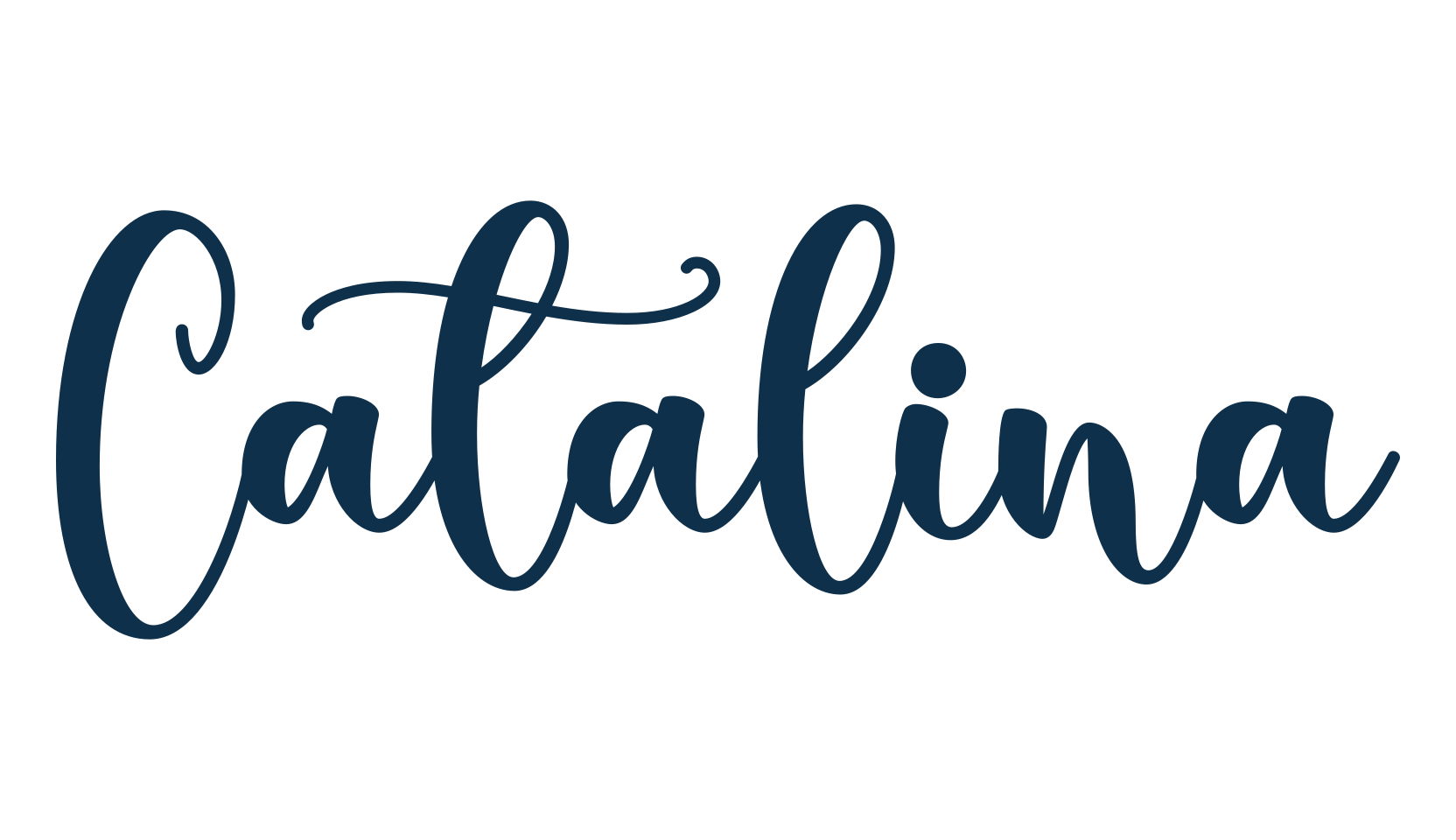 Catalina (catalina-4), calligraphy font preview