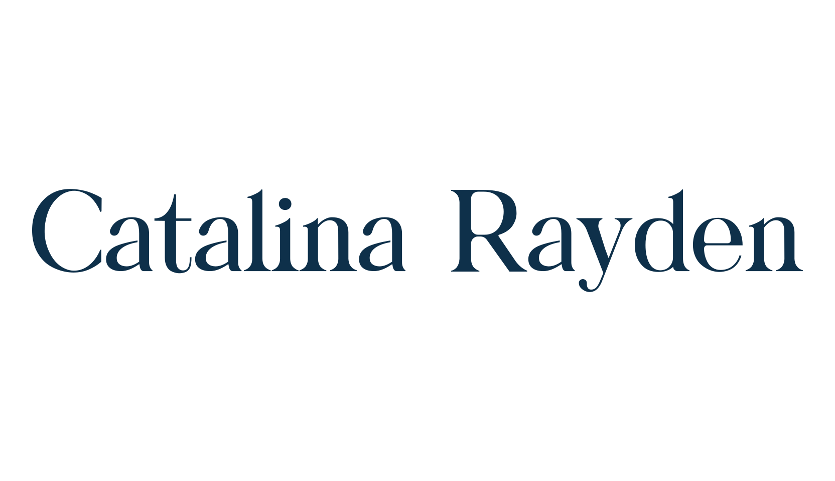Catalina Rayden, serif font preview