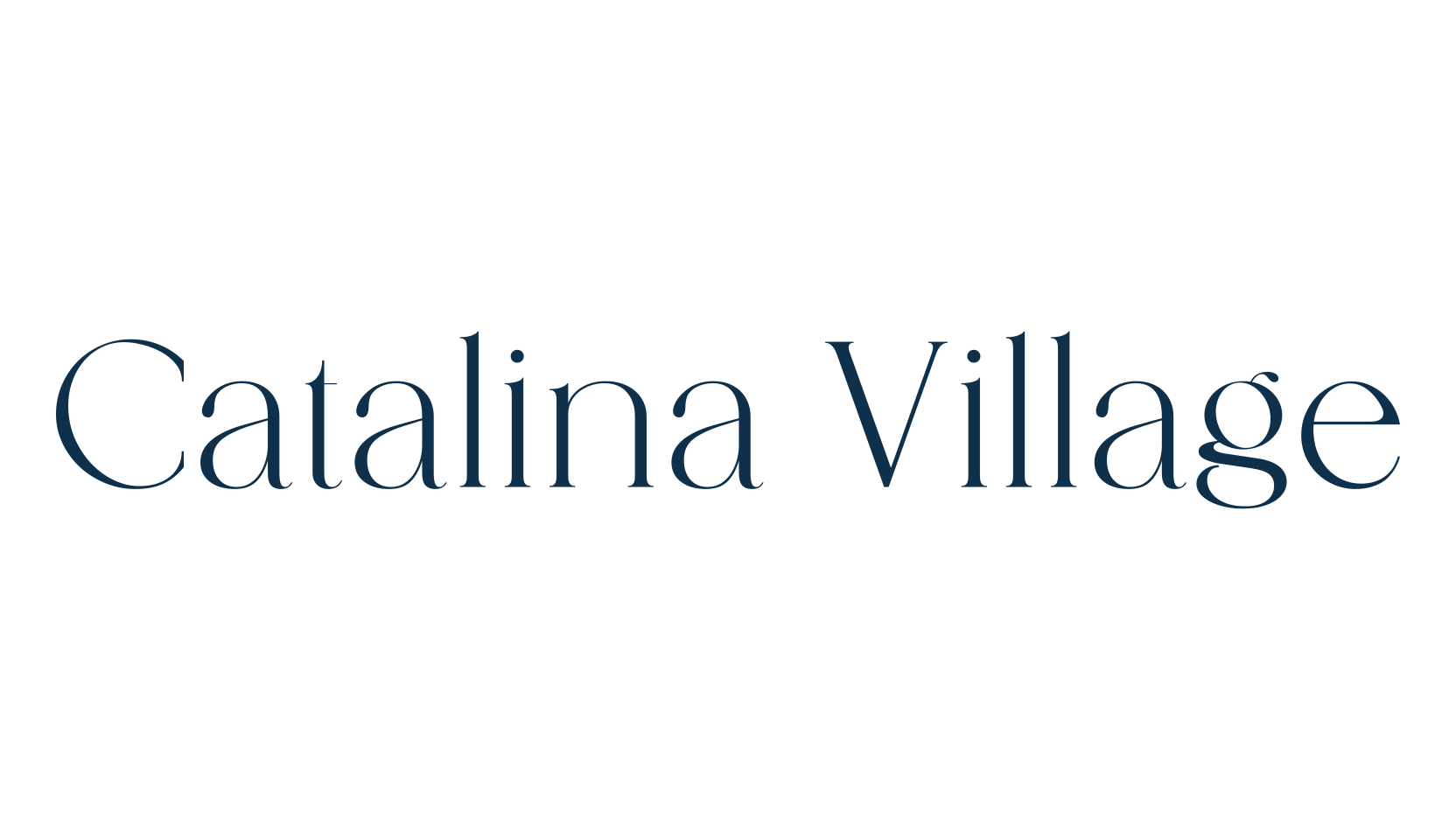 Catalina Village, serif font preview