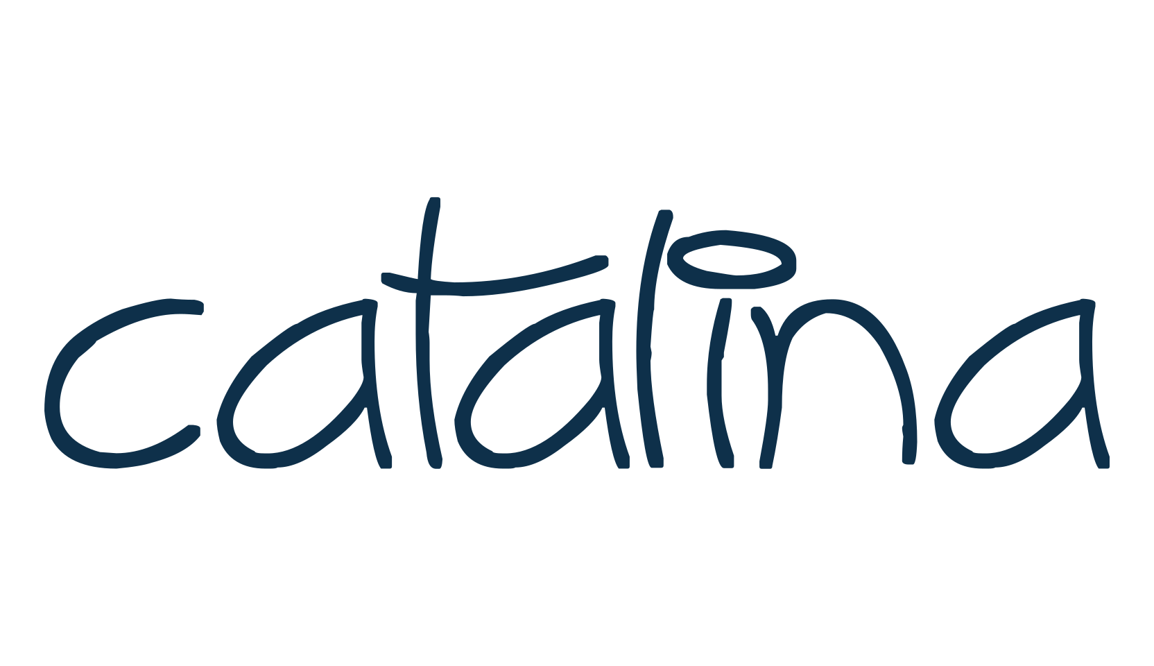 Catalina, script handwritten fancy decorative calligraphy font preview