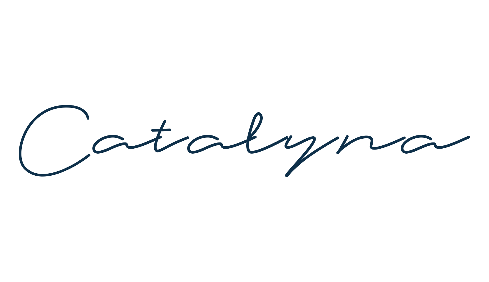 Catalyna, script handwritten fancy decorative calligraphy font preview
