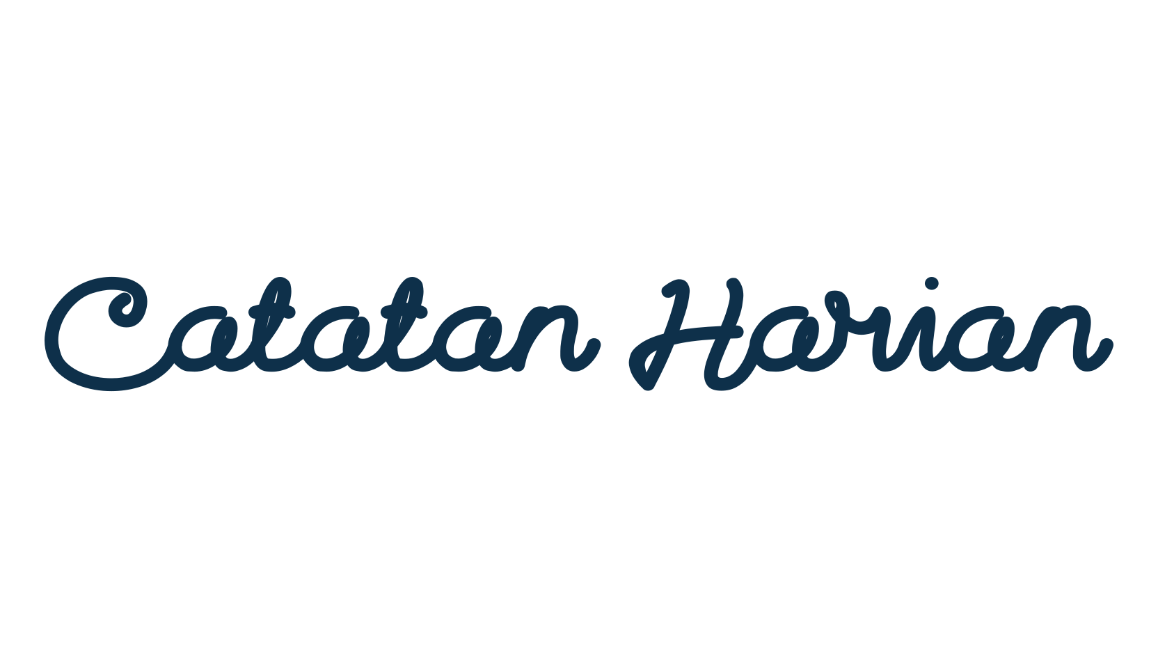 Catatan Harian, various font preview
