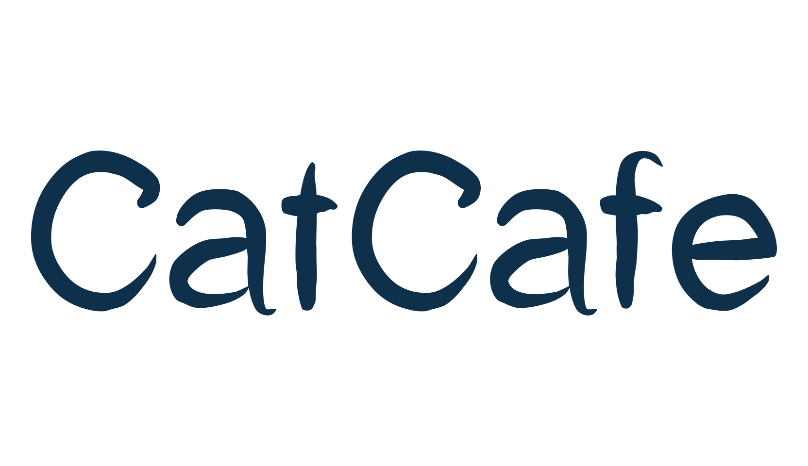 CatCafe, handwriting font preview