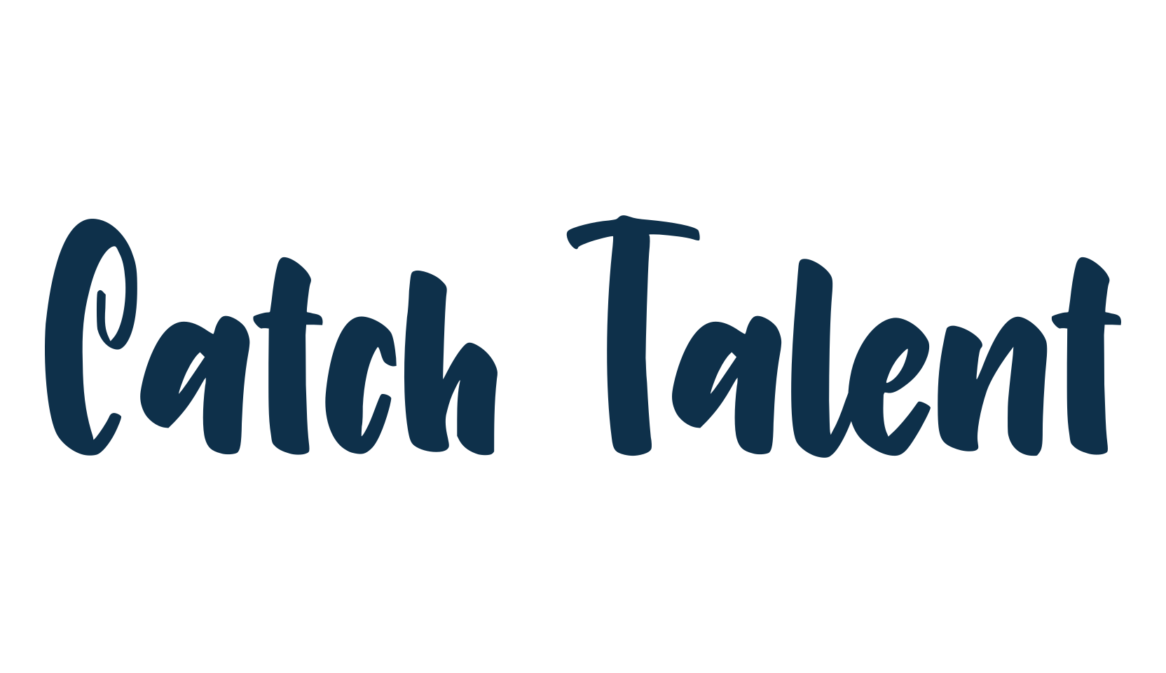 Catch Talent, brush font preview