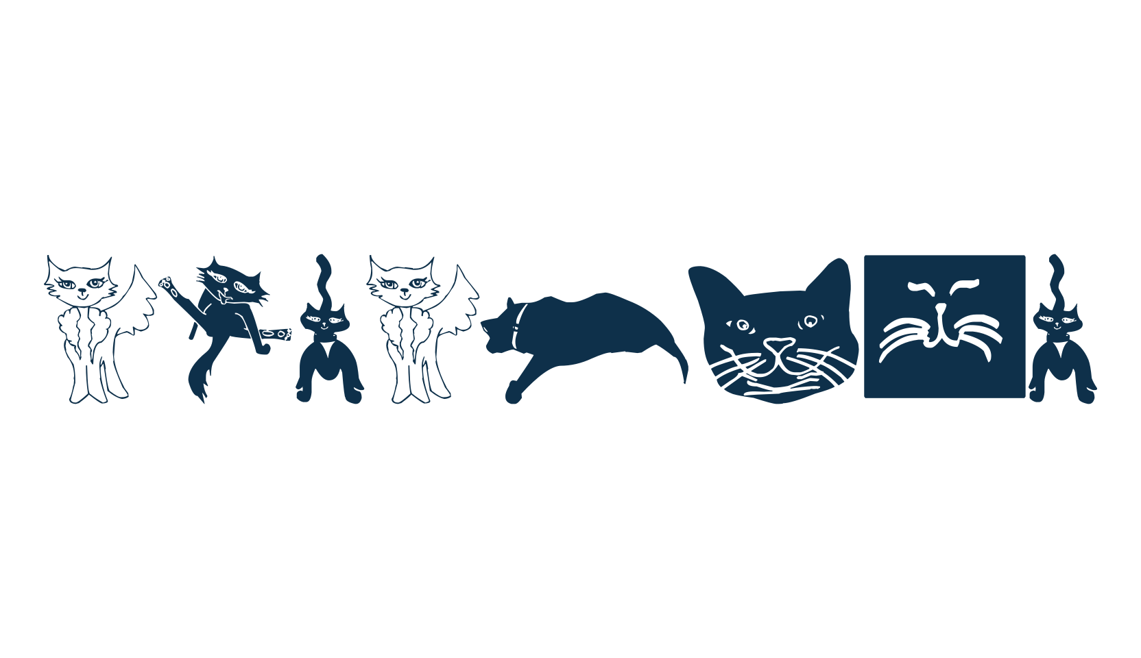 CatCrypt, fancy decorative font preview