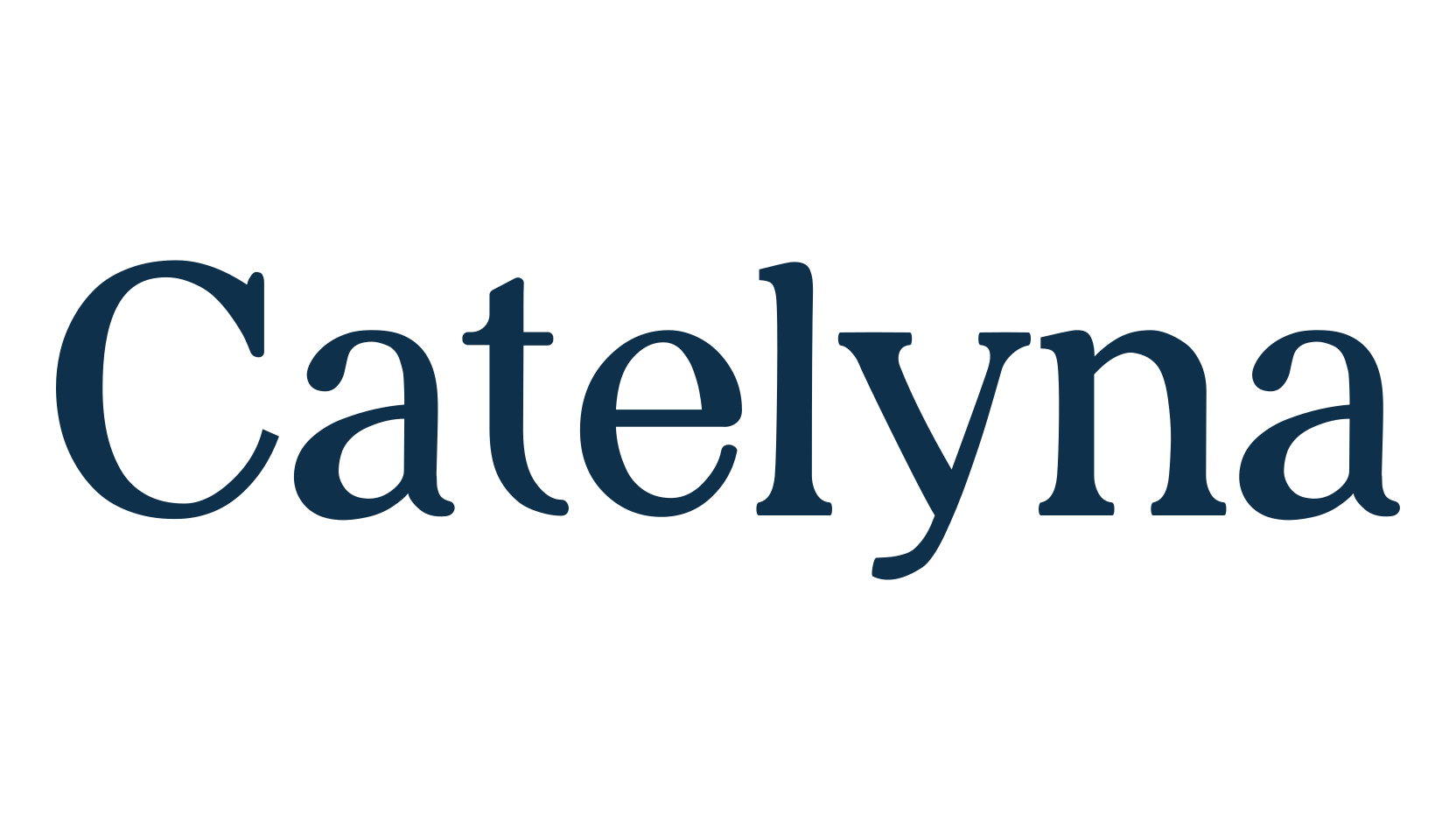Catelyna, basic serif font preview