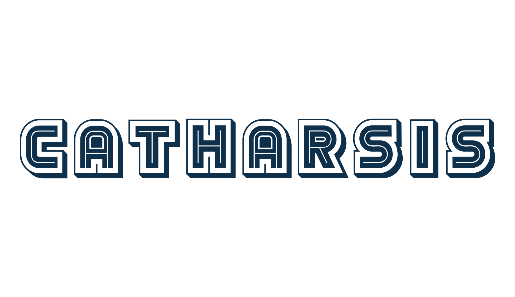 Catharsis, fancy various decorative font preview