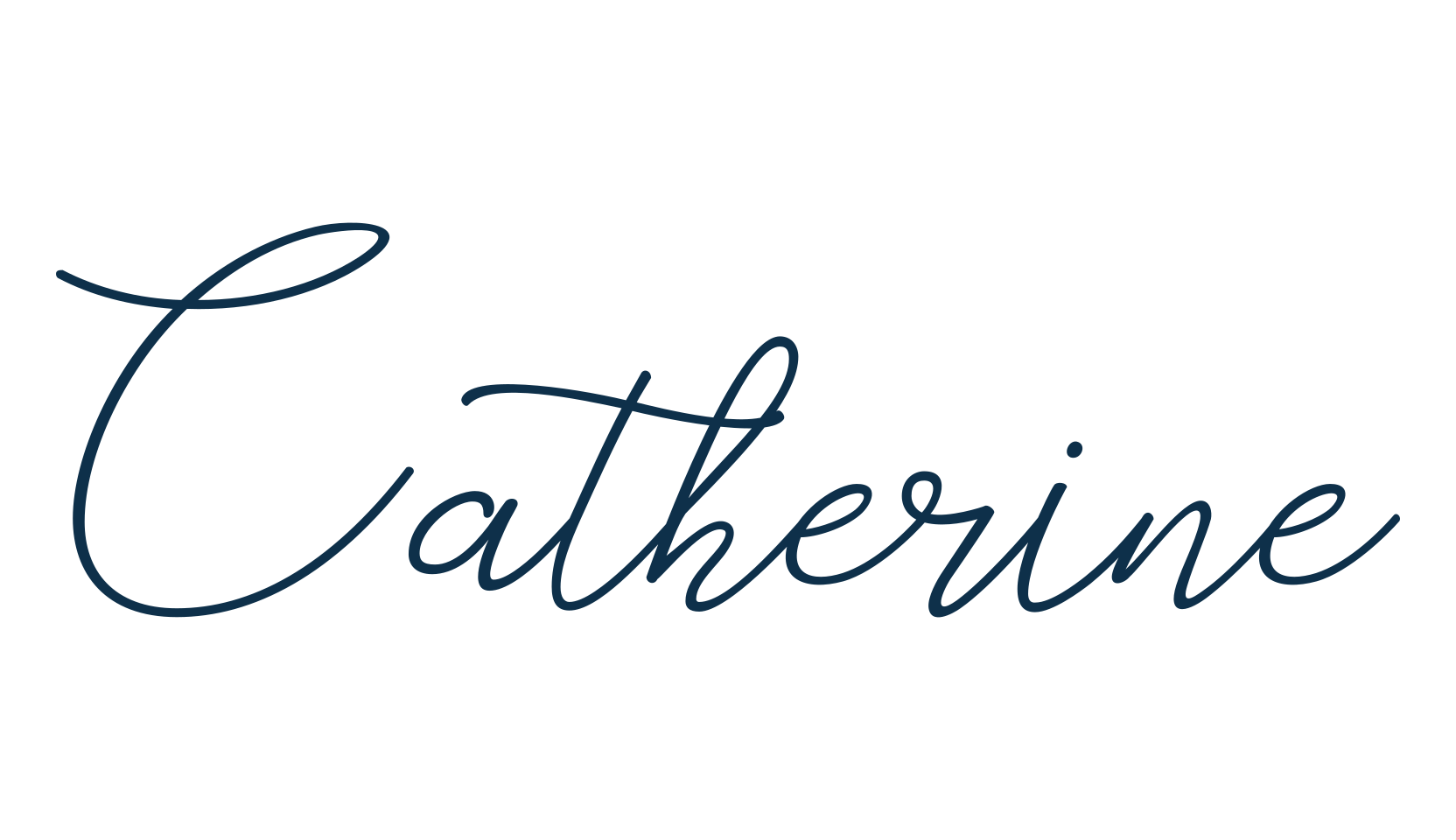 Catherine (catherine-2), calligraphy font preview