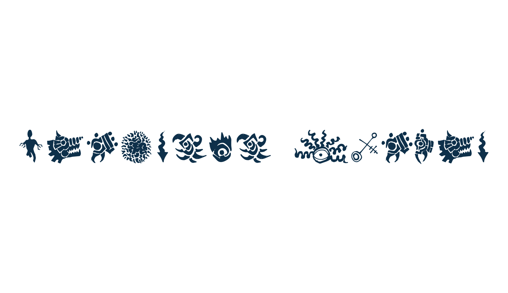 Cathzulu Extraz, display market font preview