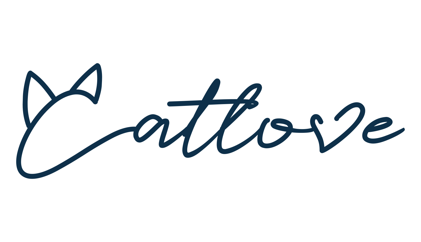 Catlove, handwriting font preview