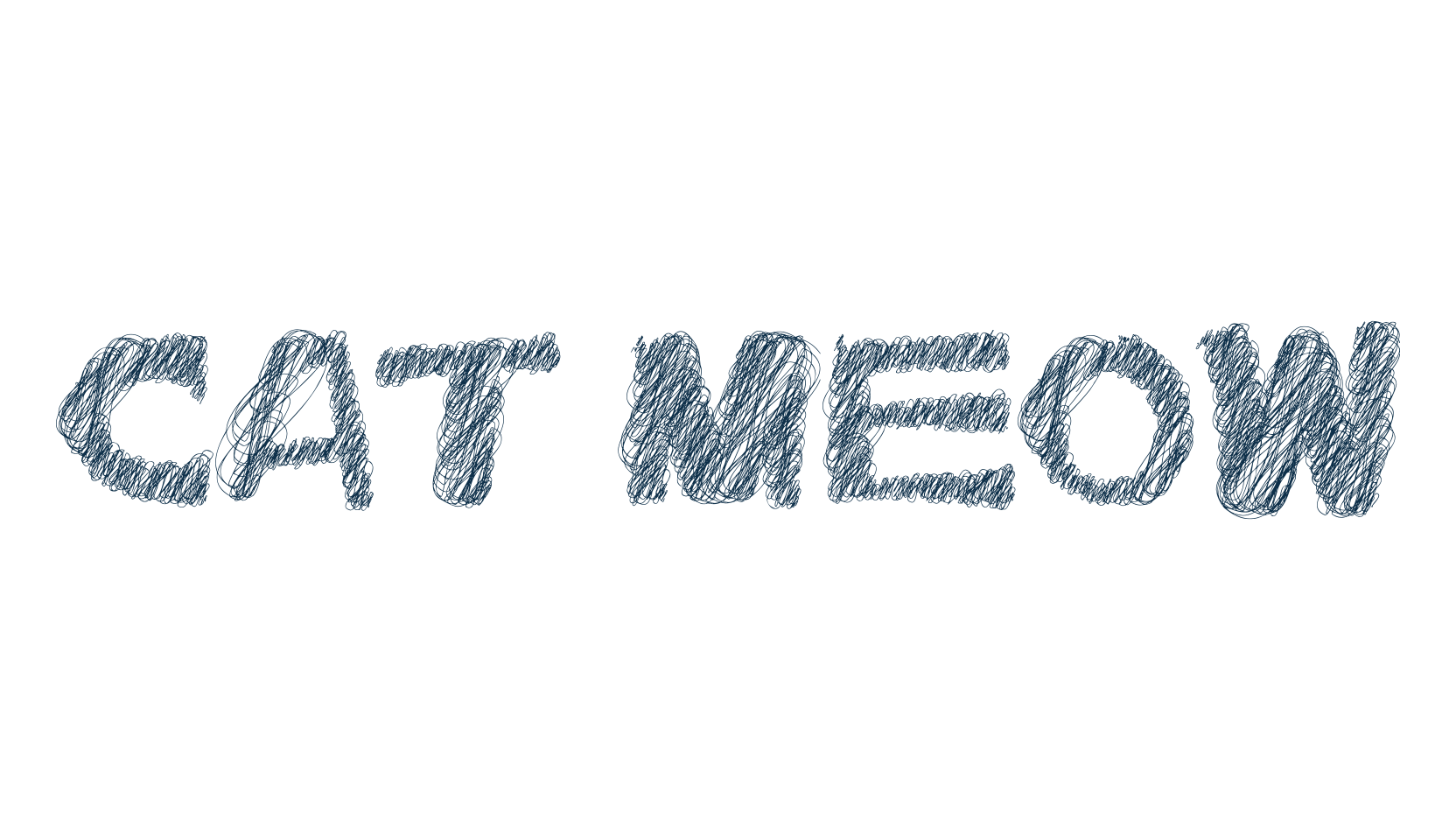 Cat Meow, fancy decorative font preview