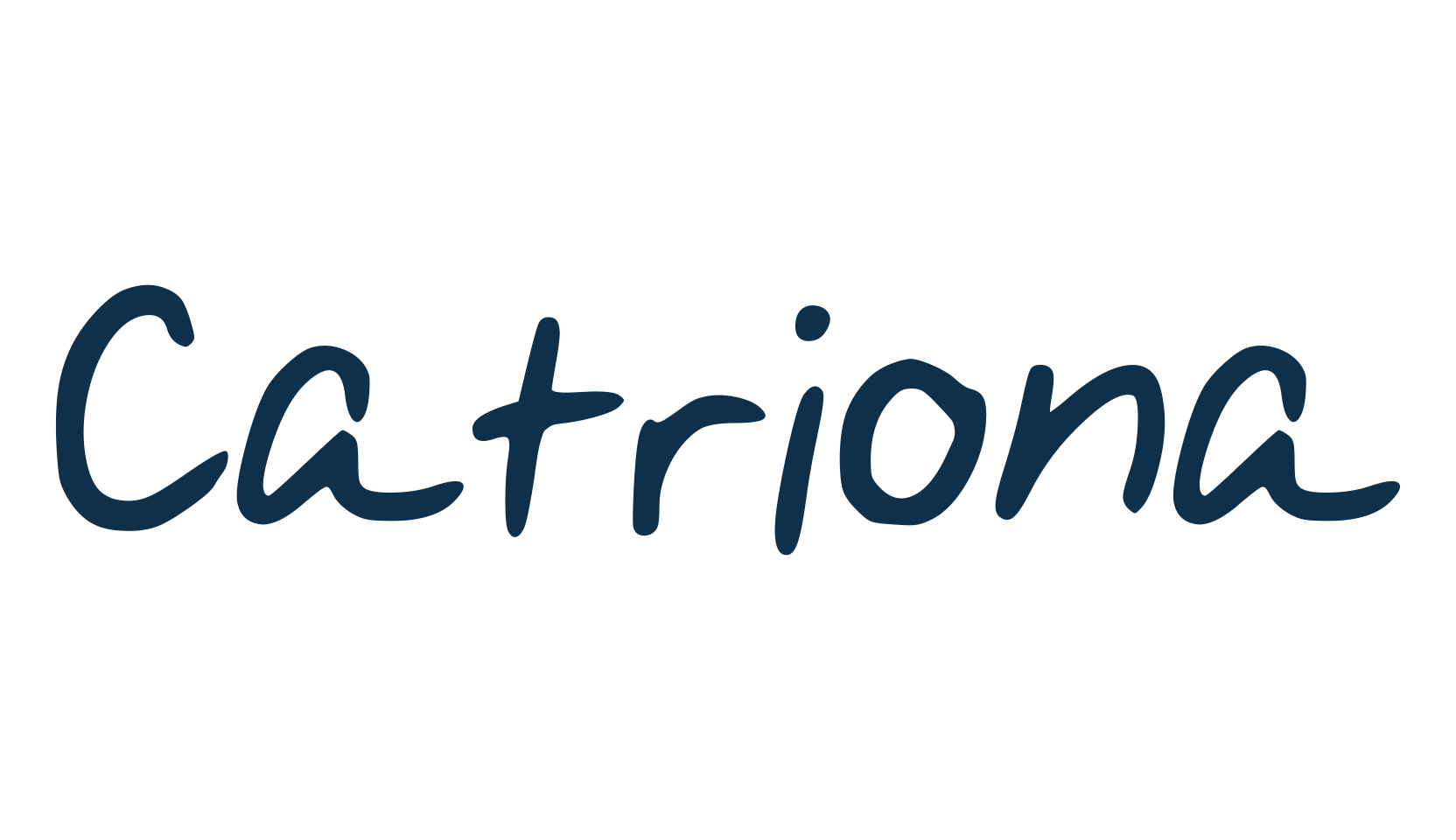 Catriona, script handwritten fancy decorative calligraphy font preview