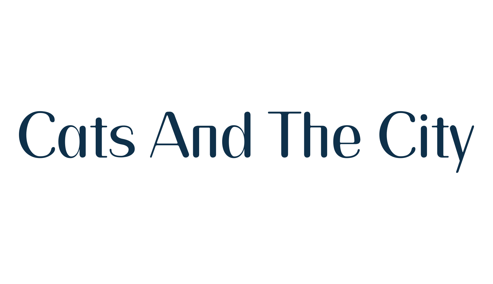 Cats And The City, sans serif font preview