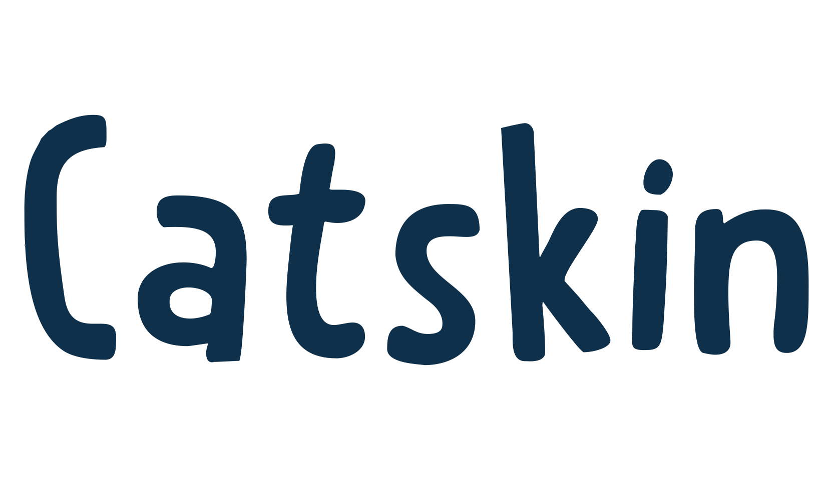 Catskin, cartoon font preview