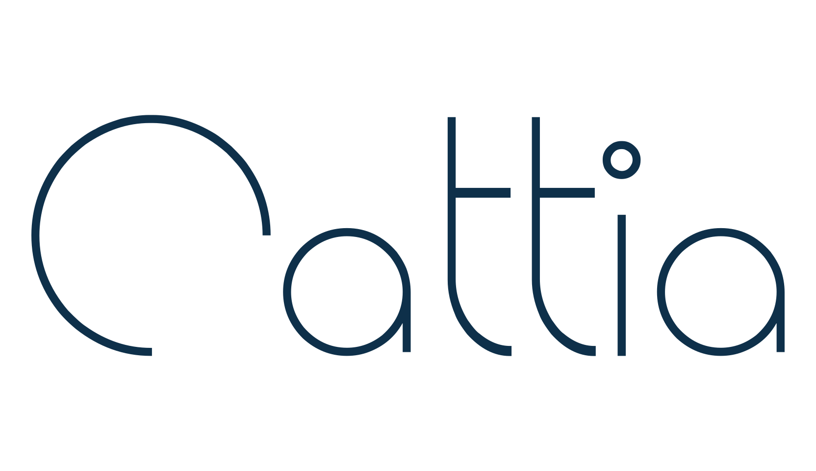 Cattia, various font preview