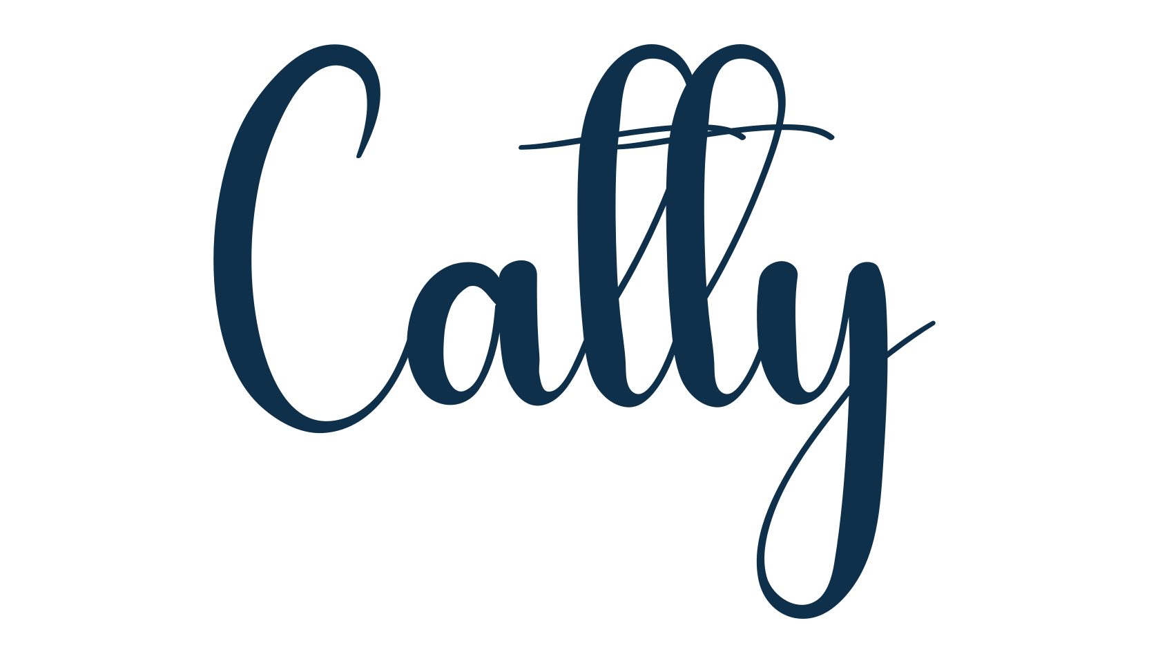 Catty, script handwritten fancy decorative calligraphy font preview