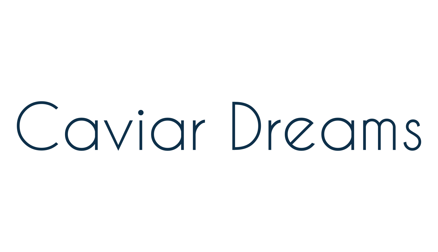 Caviar Dreams, sans serif font preview