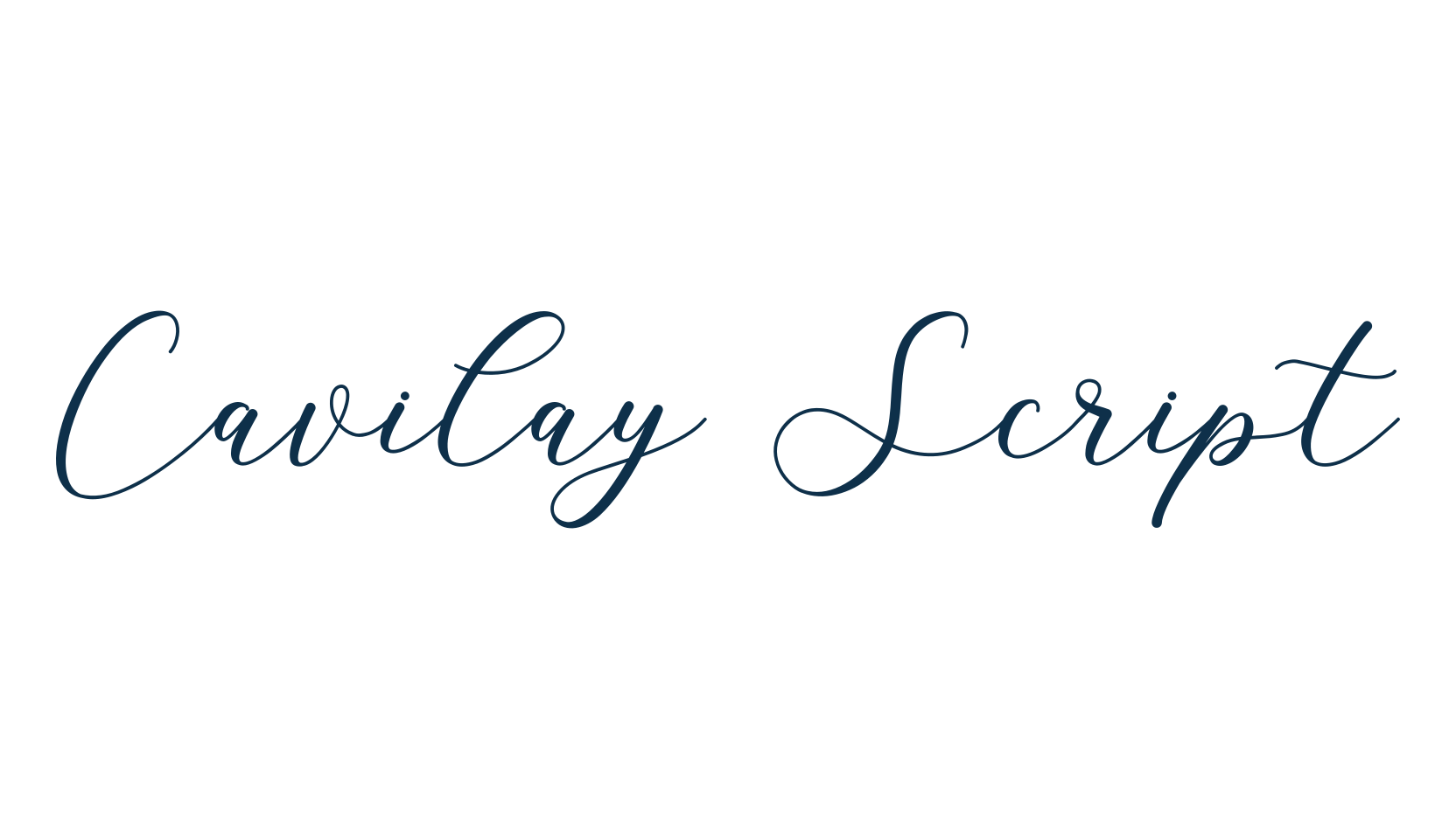 Cavilay Script, script calligraphy fancy decorative font preview