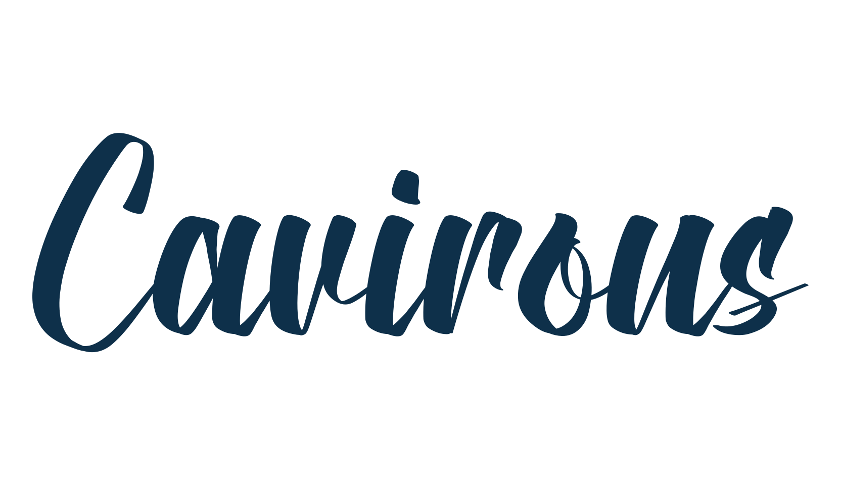 Cavirous, calligraphy font preview