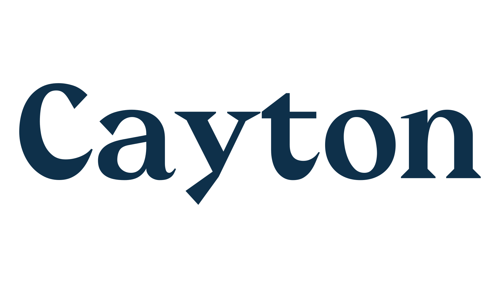 Cayton, basic serif font preview