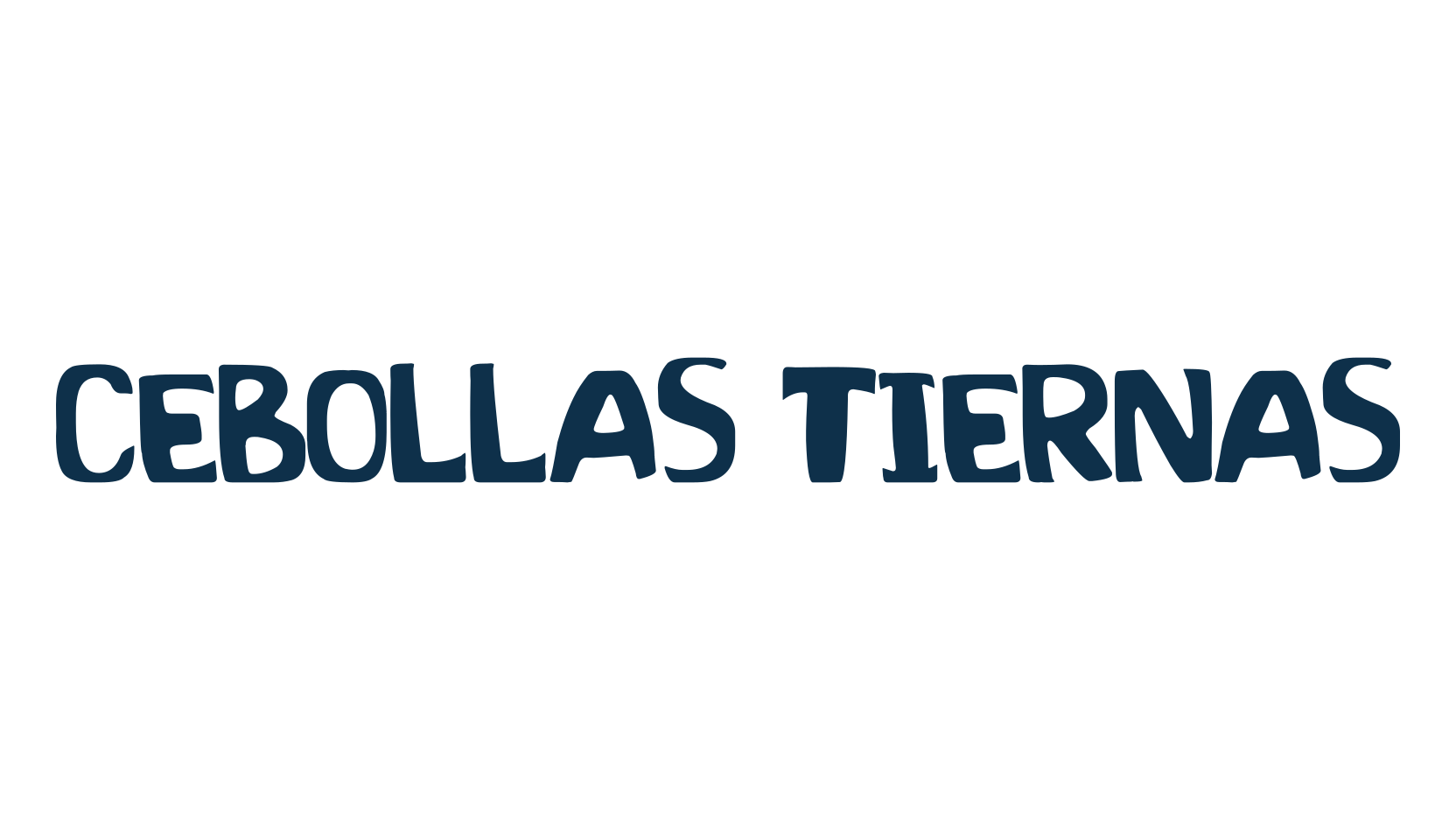 Cebollas Tiernas, fancy cartoon decorative font preview