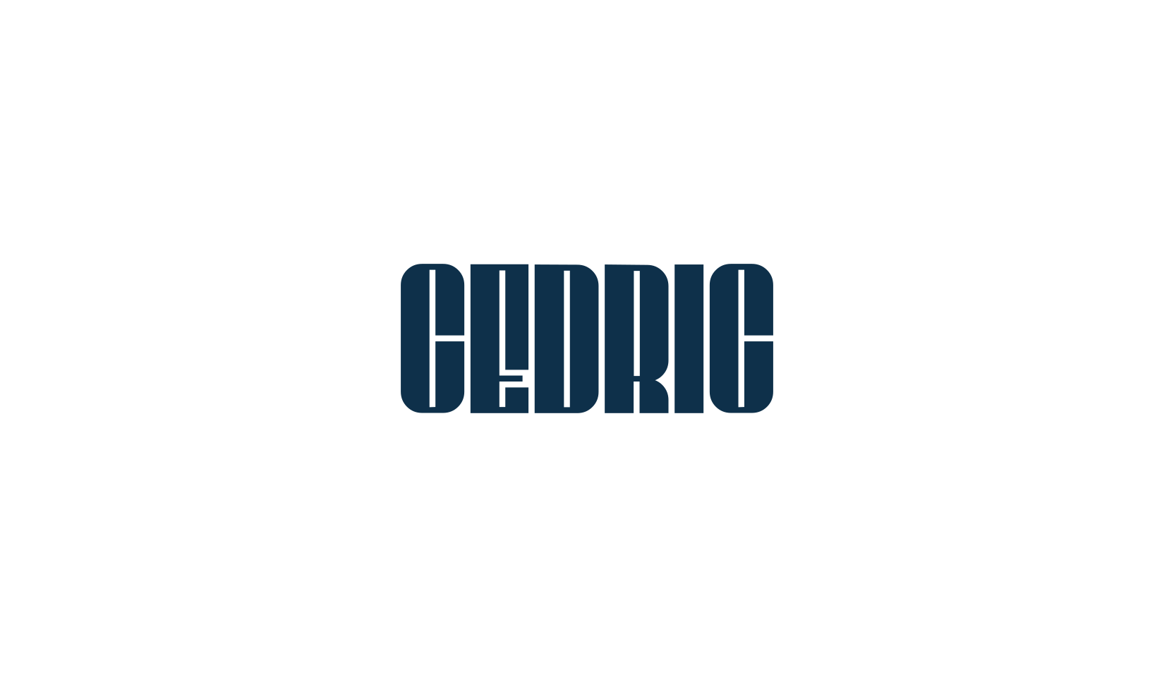 Cedric, groovy font preview