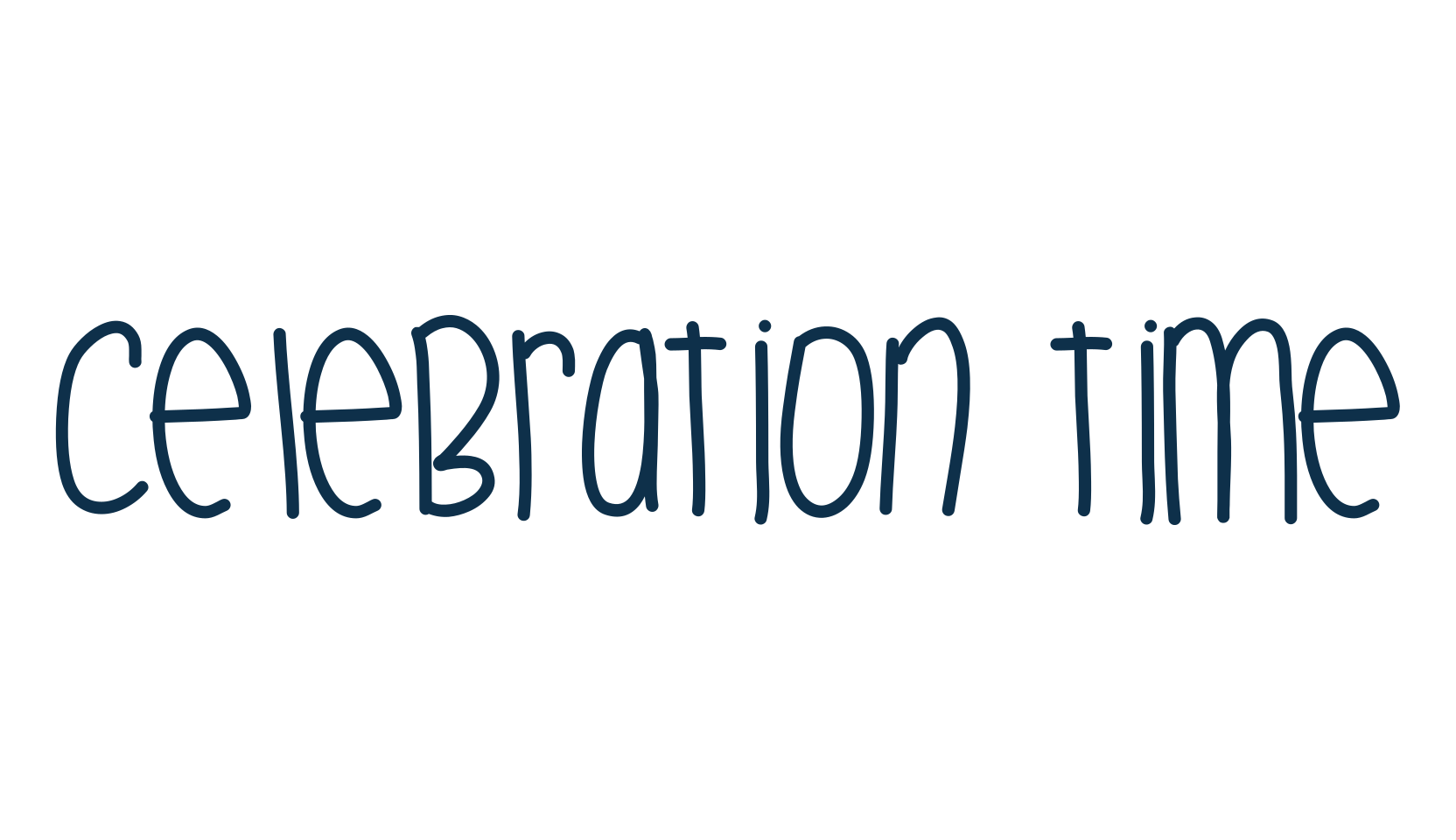 Celebration Time, script handwritten fancy decorative calligraphy font preview
