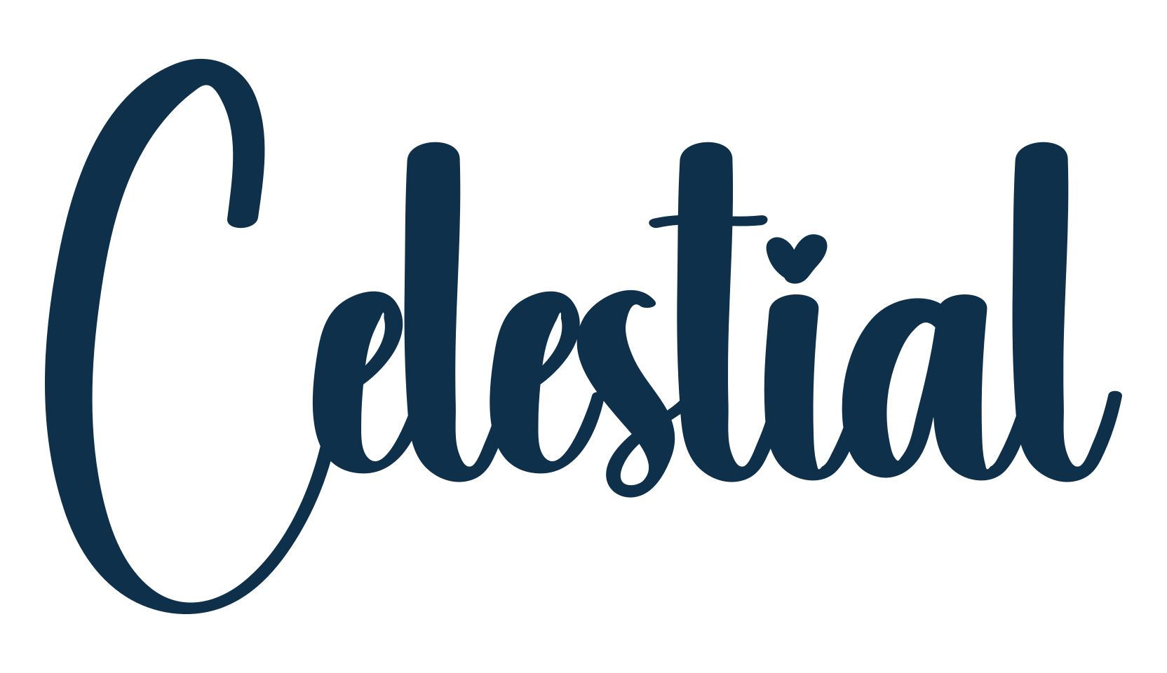 Celestial (celestial-3), fancy decorative font preview