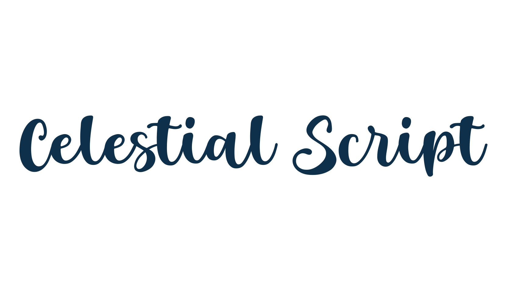 Celestial Script, display market font preview