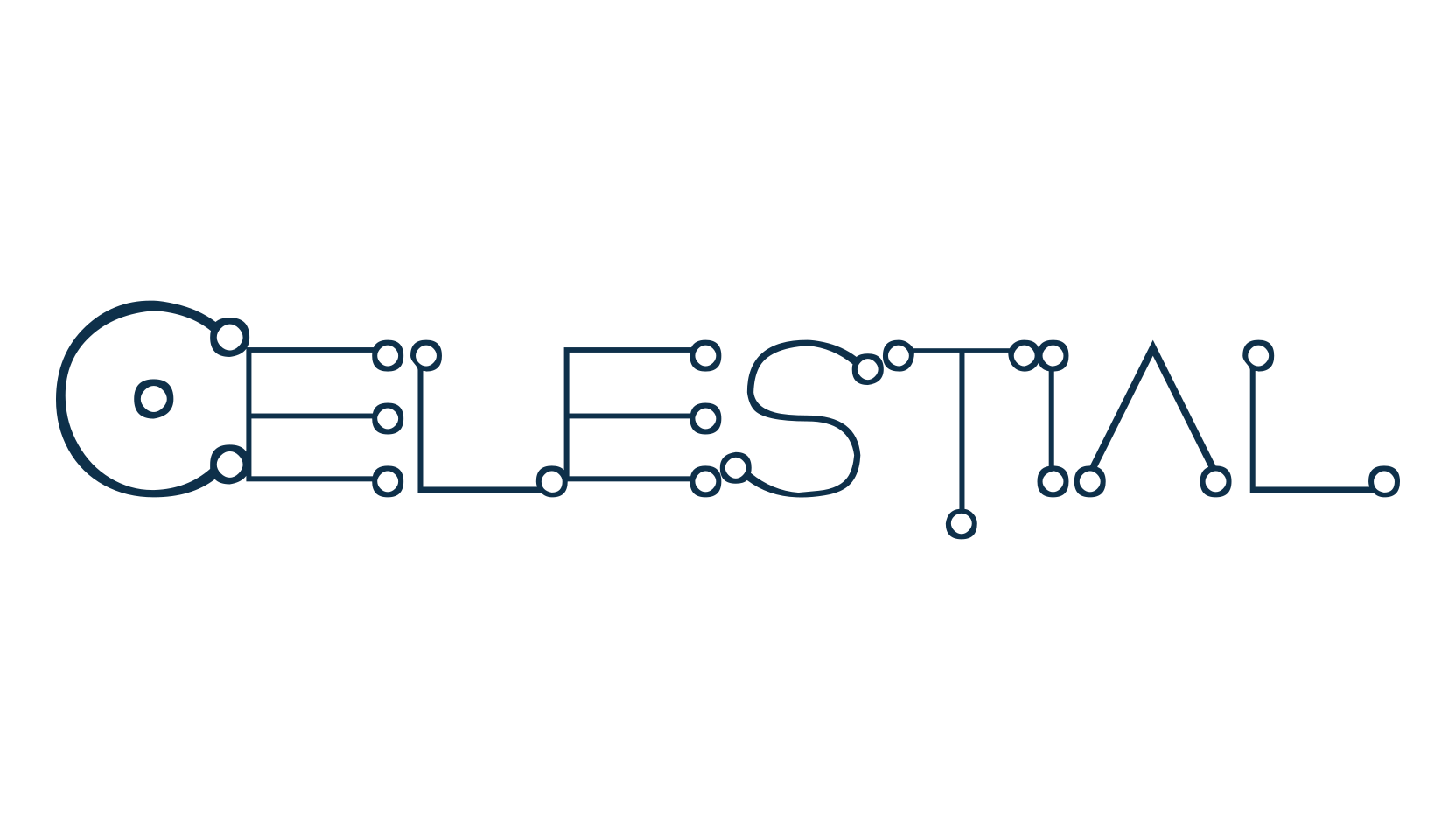 Celestial (celestial), fancy decorative font preview