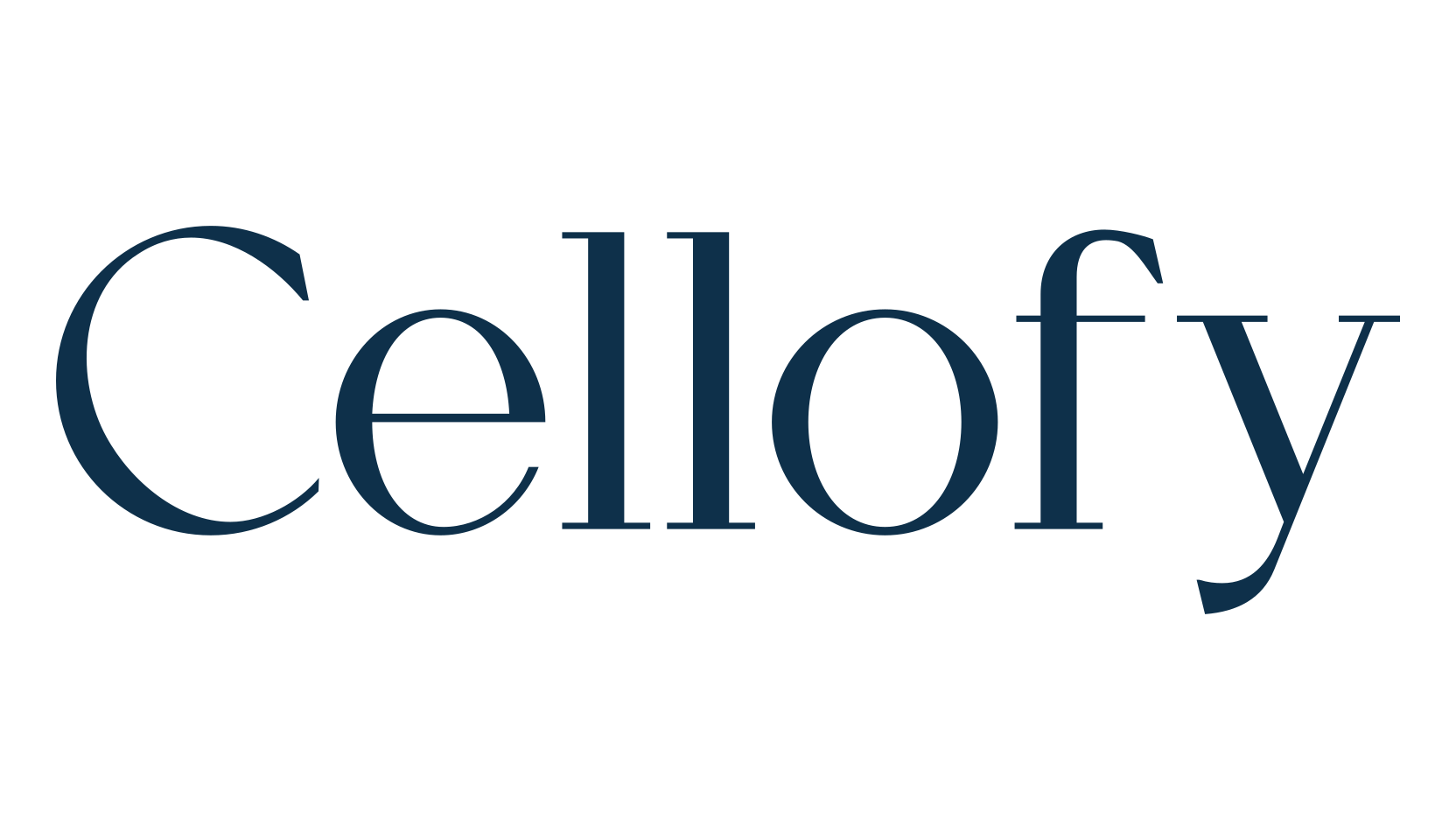 Cellofy, serif font preview