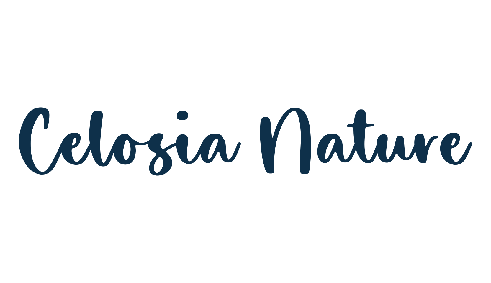 Celosia Nature, fancy decorative font preview