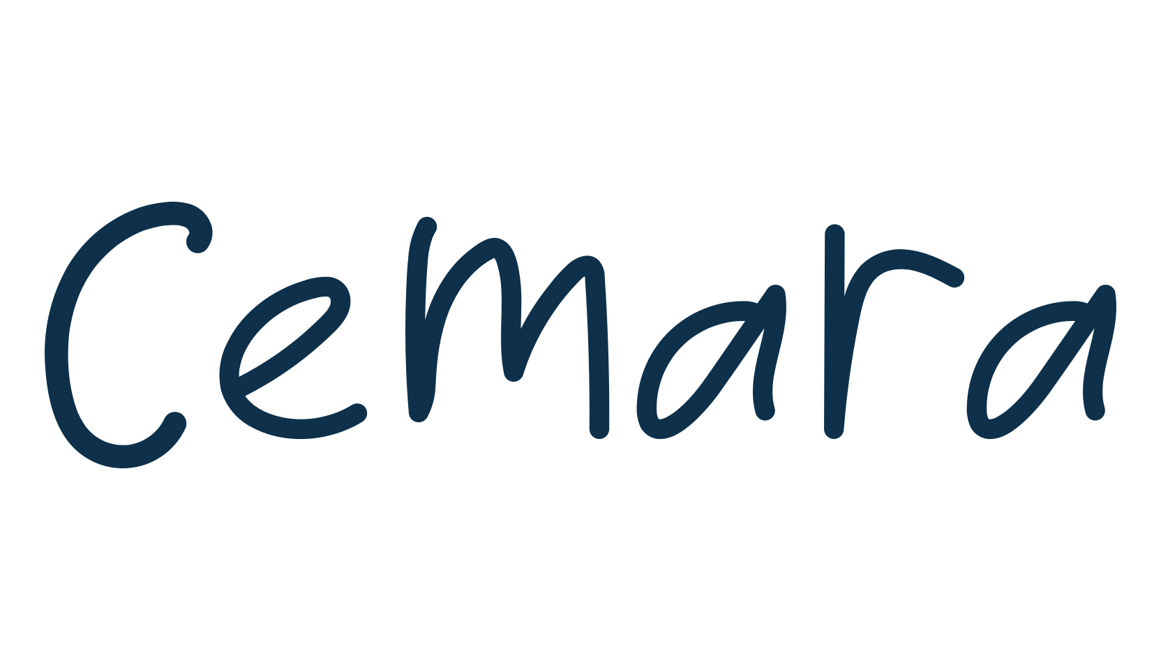 Cemara, handwriting font preview