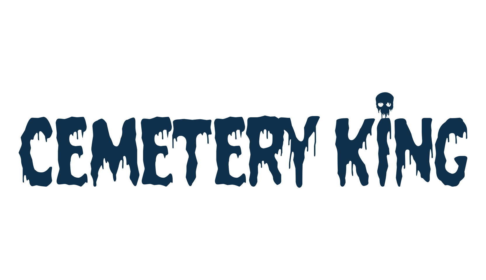 Cemetery King, holiday halloween fancy decorative horror font preview