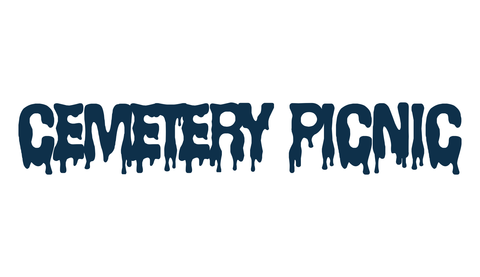 Cemetery Picnic, holiday halloween fancy decorative horror font preview