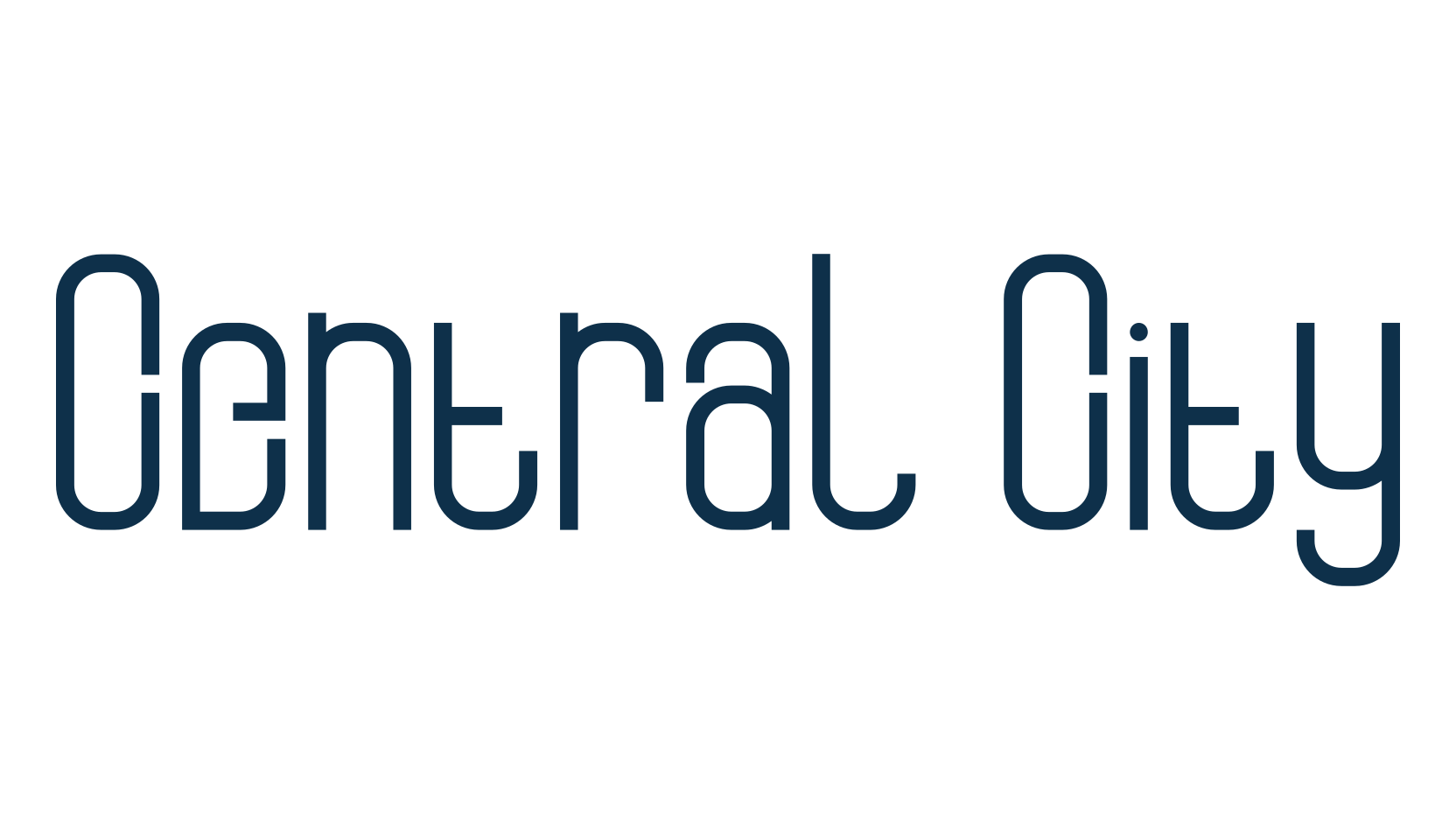 Central City, fancy various decorative font preview