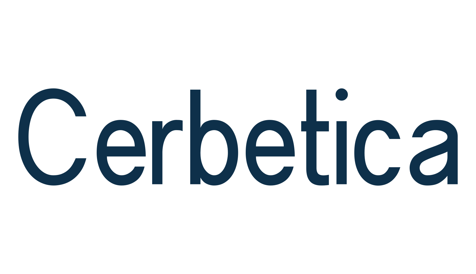 Cerbetica, sans serif font preview