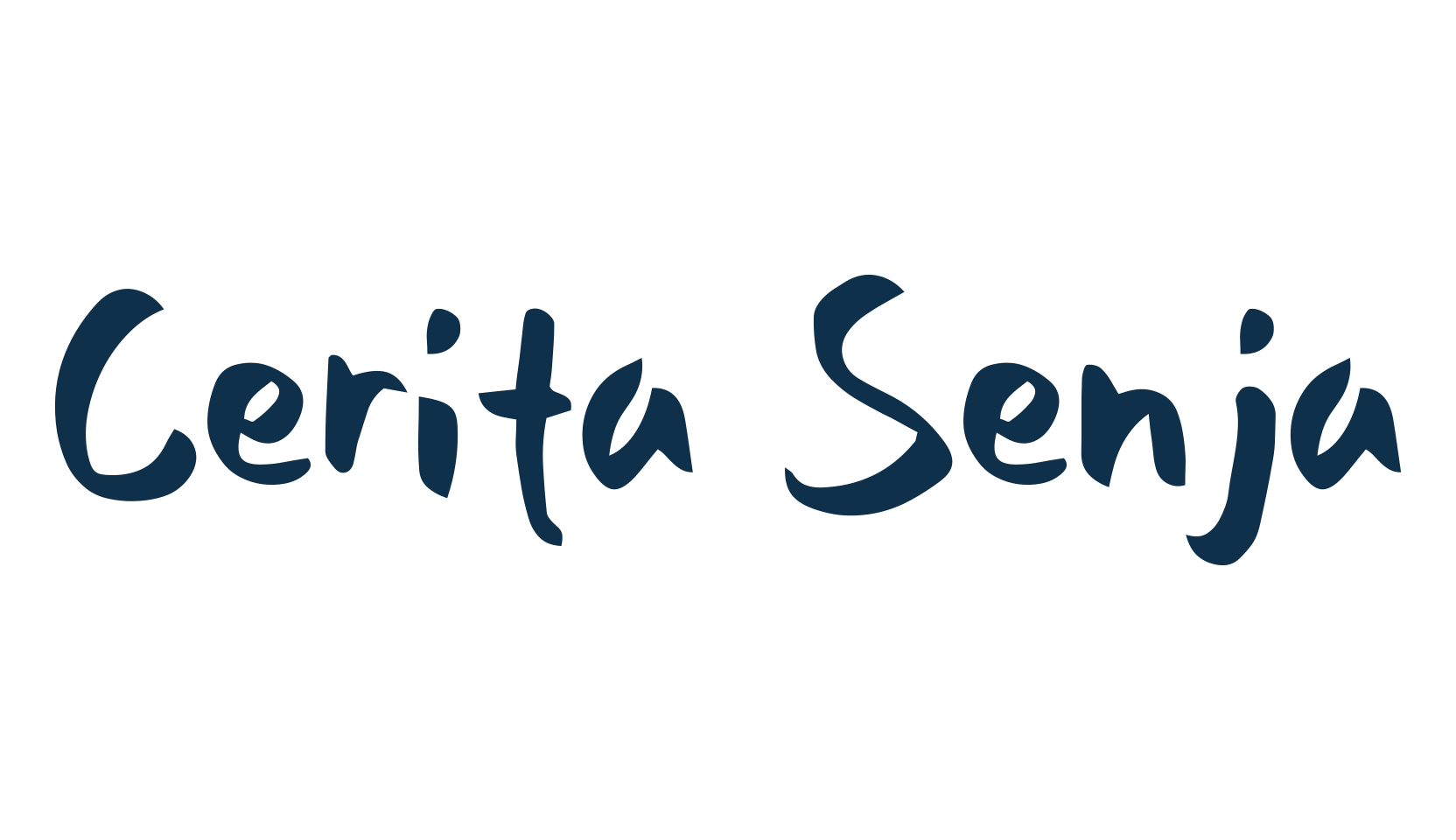 Cerita Senja, brush font preview
