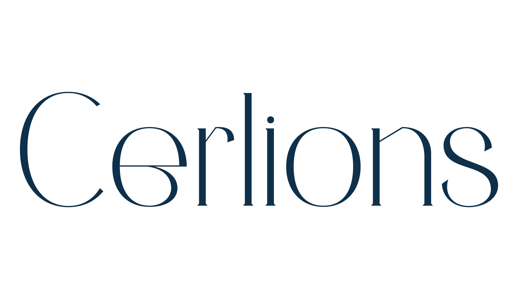 Cerlions, serif font preview