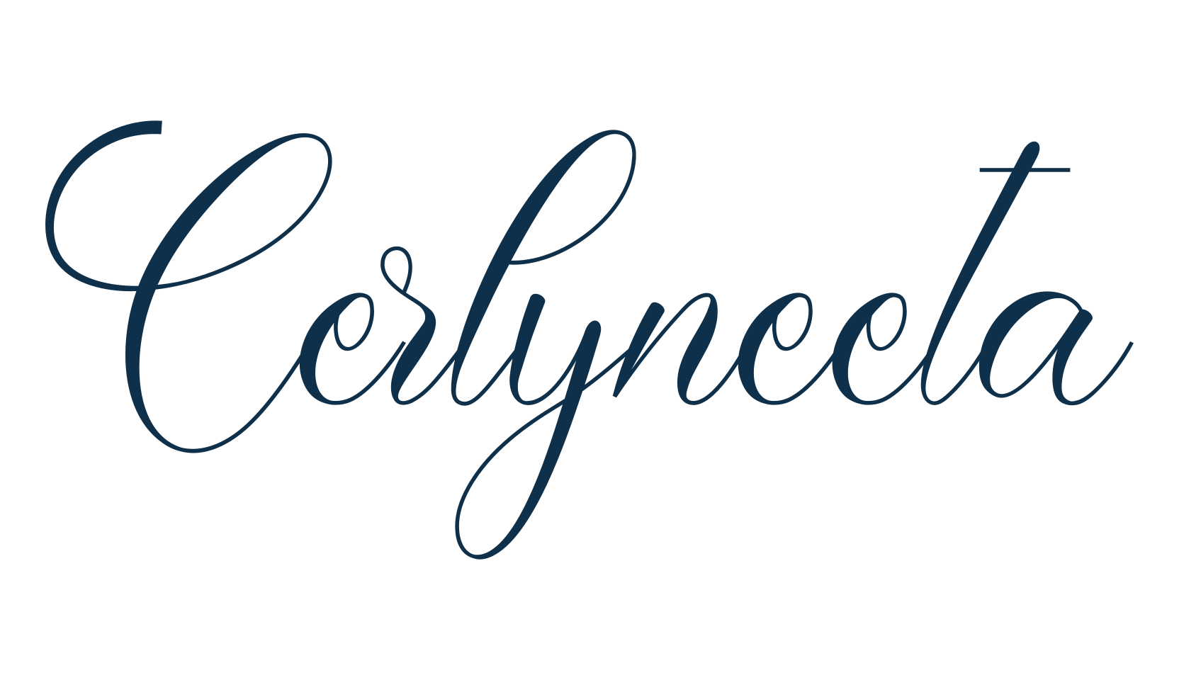 Cerlyneeta, script calligraphy fancy decorative font preview