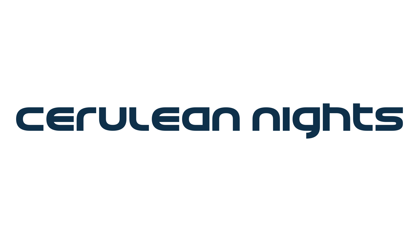 Cerulean Nights, techno sci-fi font preview