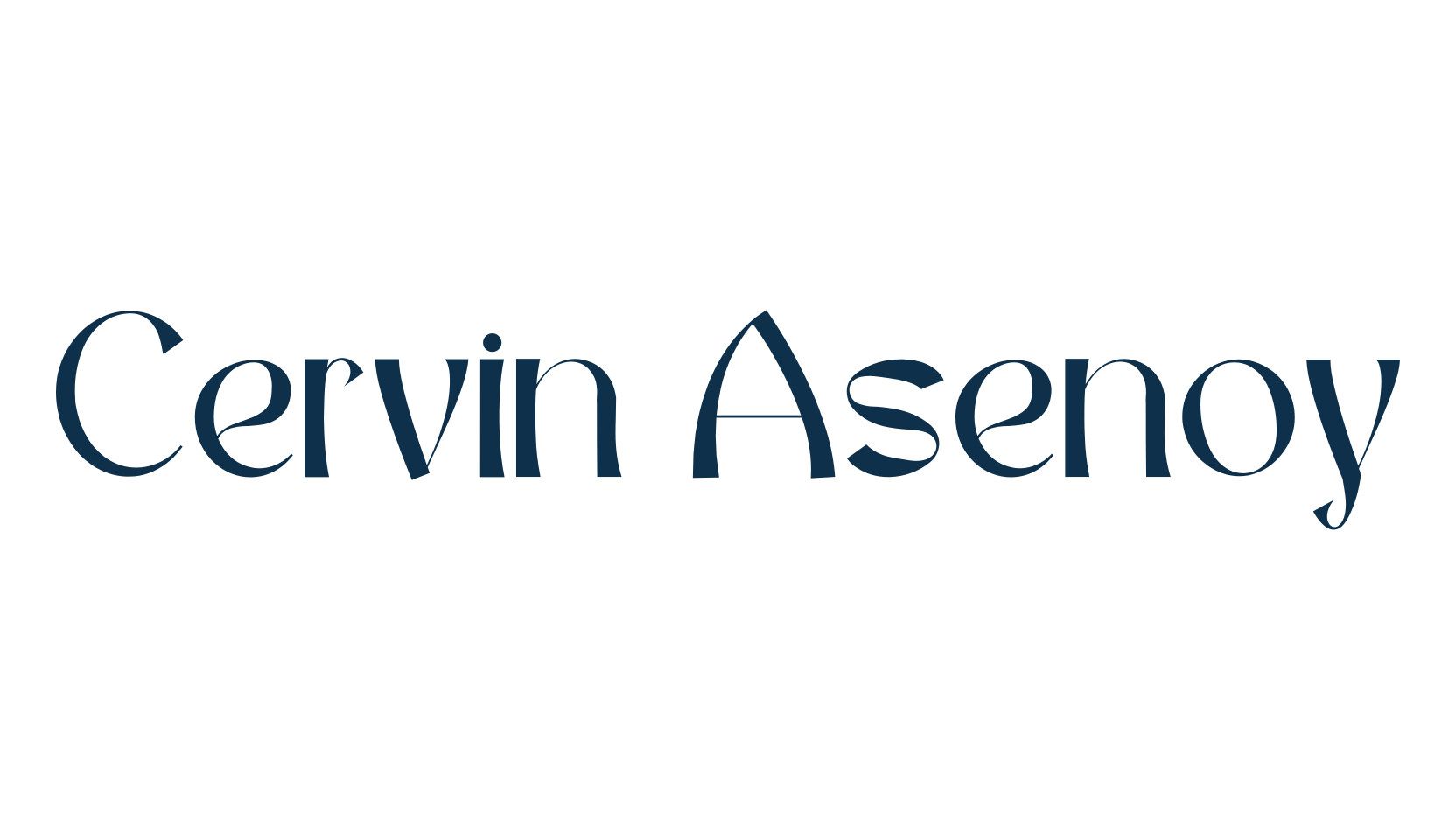 Cervin Asenoy, fancy retro decorative font preview