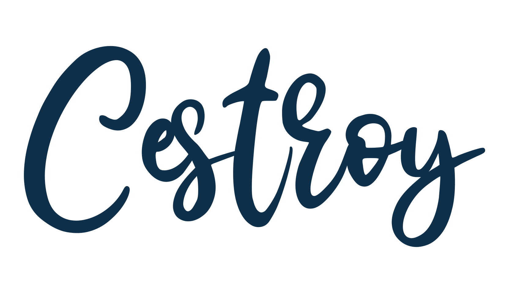 Cestroy, handwriting font preview