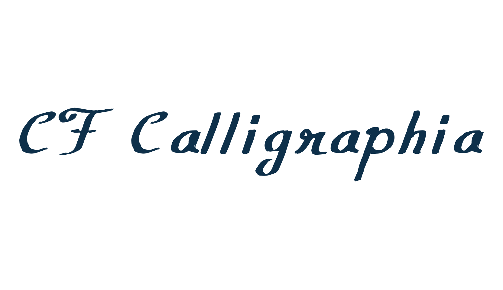 CF Calligraphia, display market font preview