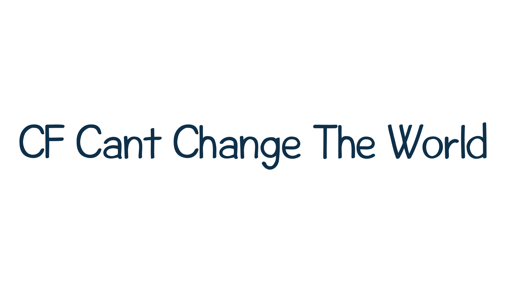 CF Cant Change The World, script handwritten fancy decorative calligraphy font preview