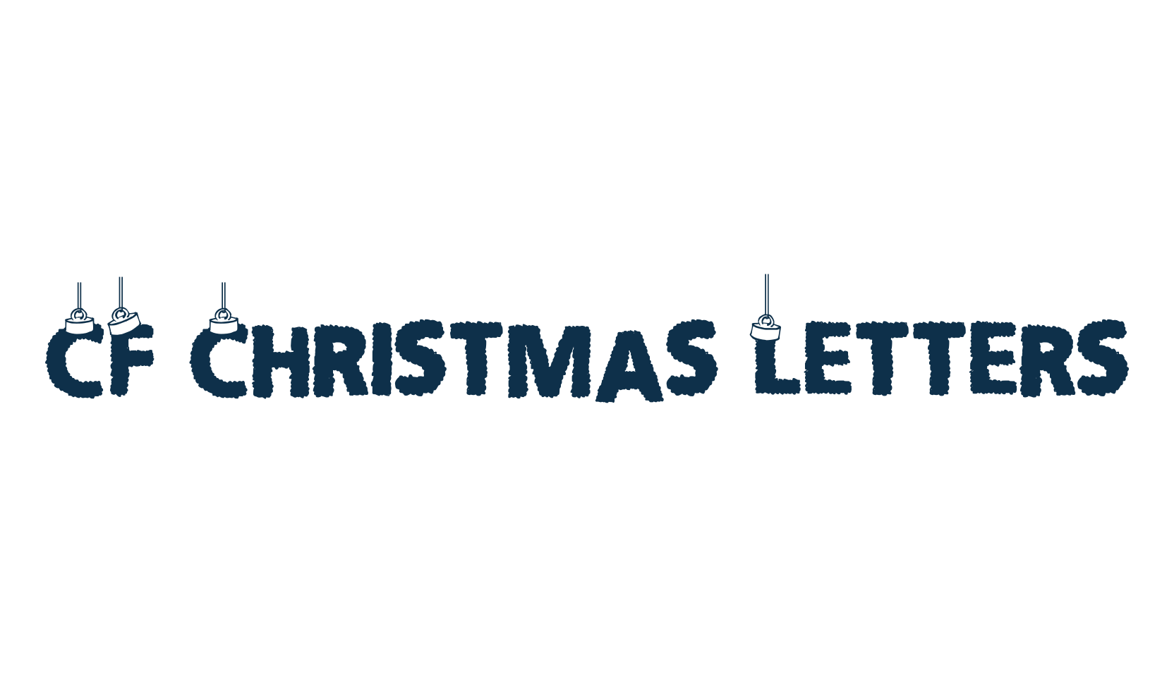 CF Christmas Letters, fancy decorative font preview